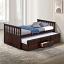 Dark Walnut Captain Bed
