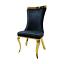 Gold/Black Chair
