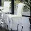 Silver/White Side Chair
