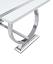 Silver/White Dining Table