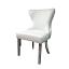 Silver/White Chair
