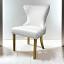 Gold/White Chair