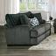 Gun Metal Loveseat 
