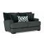 Gun Metal Loveseat 