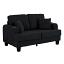 Black Loveseat 