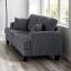 Dark Gray Loveseat 