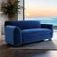 Royal Blue Loveseat