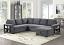 Dark Gray Sleeper Sofa Sectional