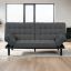 Dark Gray Futon Sofa