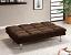 Dark Brown Futon Sofa