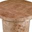 Round End Table w/ Clear Coat