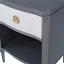 Nightstand - Grey / Linen