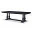 Wood Top Dining Table - Rubbed Raven