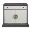 Nightstand - Grey / Linen