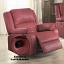 Red Recliner Features