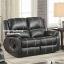 Black Loveseat Features