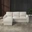 Beige Boucle Sectional Sofa