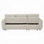 Beige Boucle Sectional Sofa
