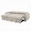 Beige Boucle Sectional Sofa