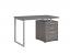 Weathered Grey Office Desk
