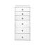 Bright White 6-Drawer Unit White