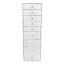 Bright White 9-Drawer Unit White