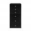 Pro Black 6-Drawer Unit Black