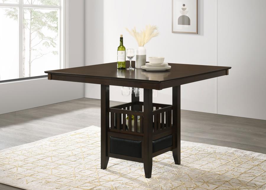 Jaden Square Counter Height Table with Storage