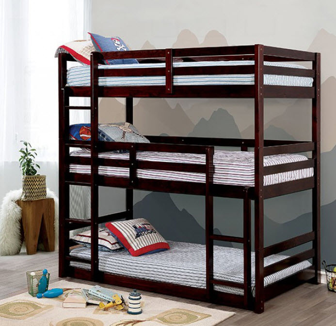 California V Triple Decker Bunk Bed
