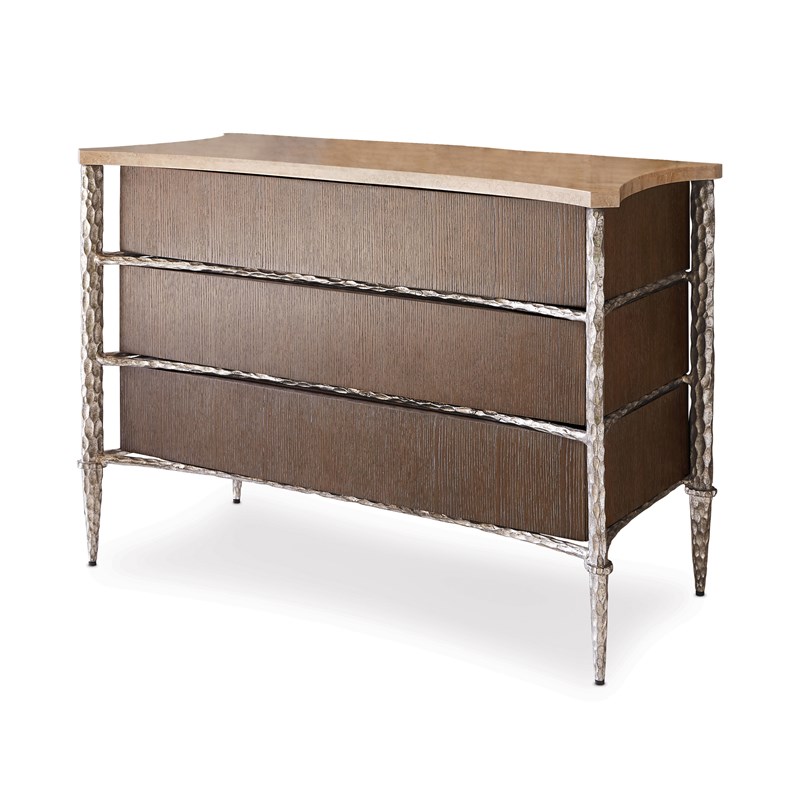 Chiseled Chest - Driftwood / Antique Silver