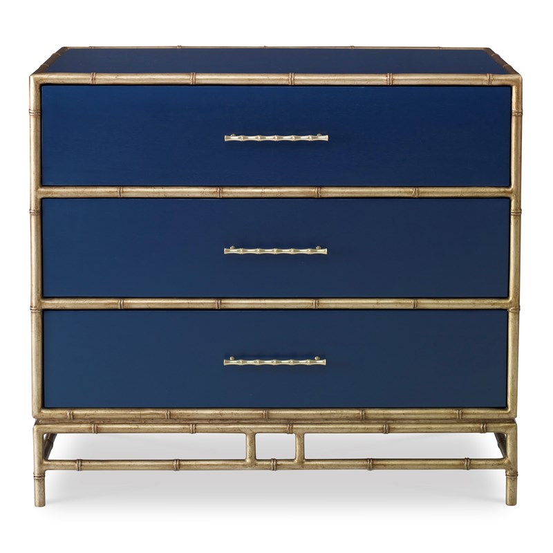 Chinoiserie Chest - Cadet Blue