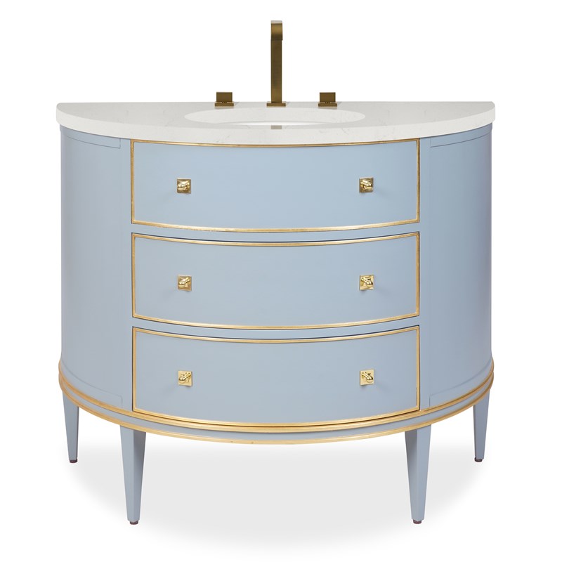 43" Orion Sink Chest - Polar Blue Bathroom Vanity