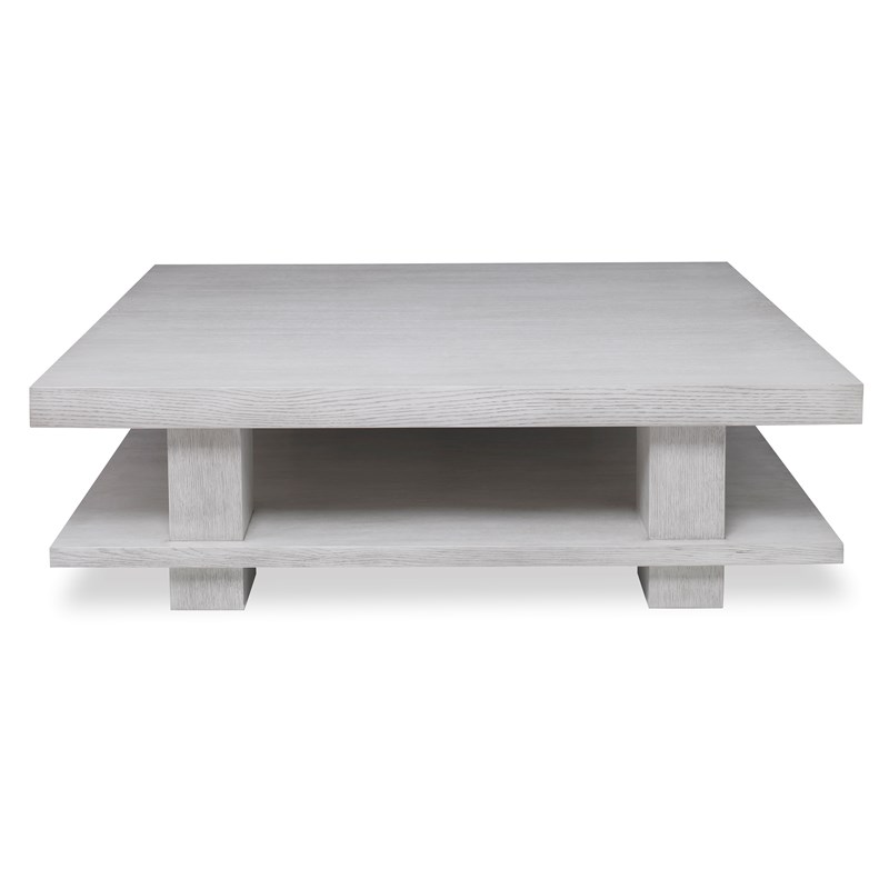 Braque Square Coffee Table - Weathered Ivory