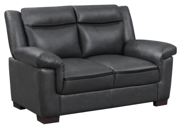 Arabella Upholstered Padded Arm Loveseat