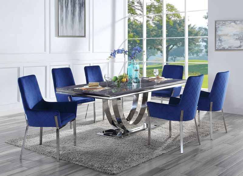 Cambrie Dining Table with Engineering Stone Top