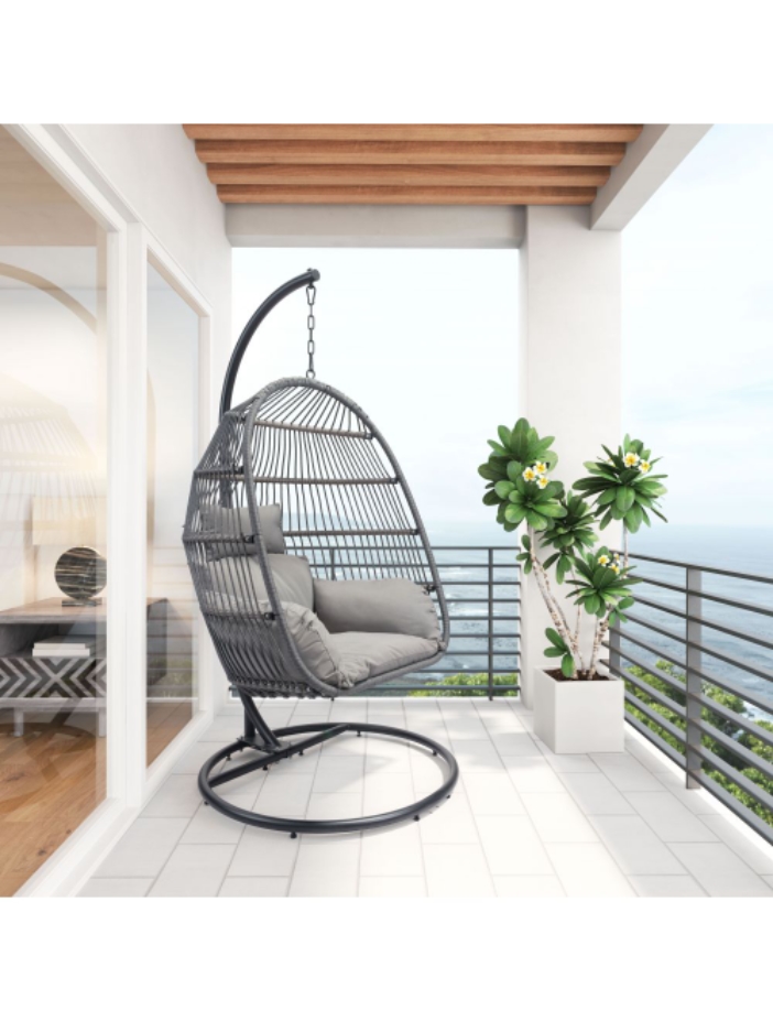Bilbao Hanging Chair Gray