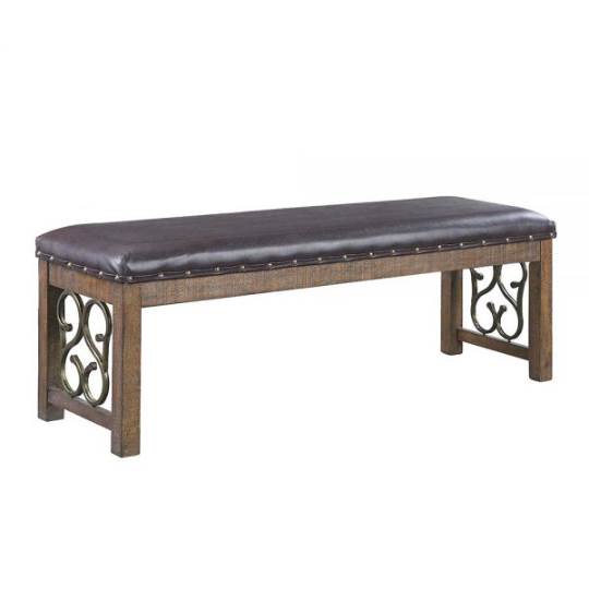 Raphaela Modern Farmhouse Dining Bench