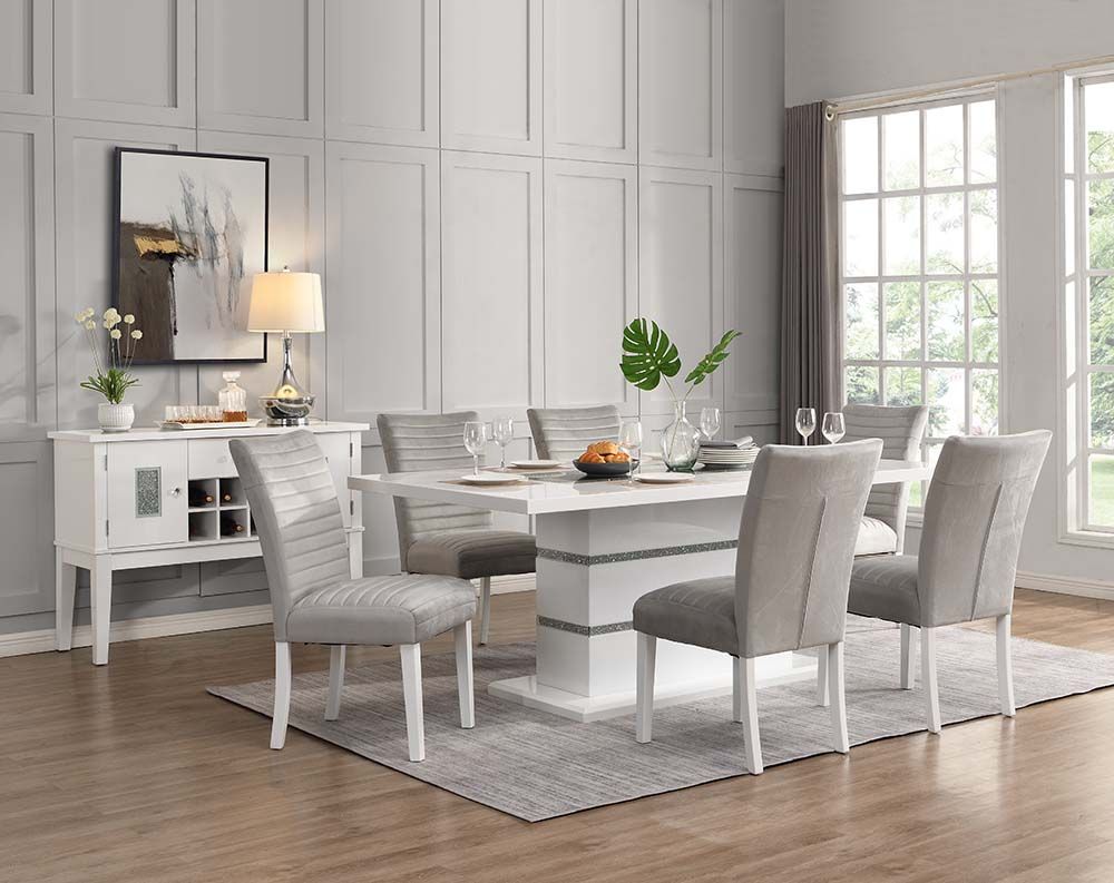 Elizaveta Dining Table with Pedestal Base
