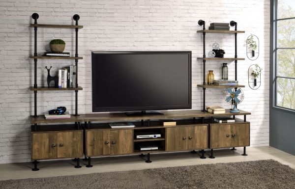 Ensata II Sleek and iIndustrial Tv Stand