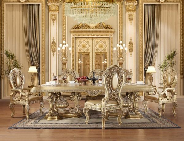 Seville Dining Table with Pedestal Base