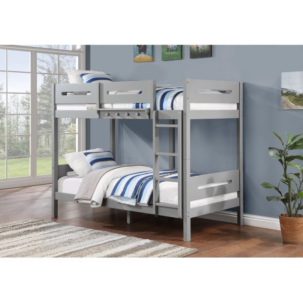Edah Bunk Bed with Removable Ladder & Hanger