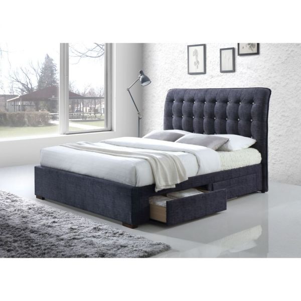 Drorit Platform Bed with Storage Drawers