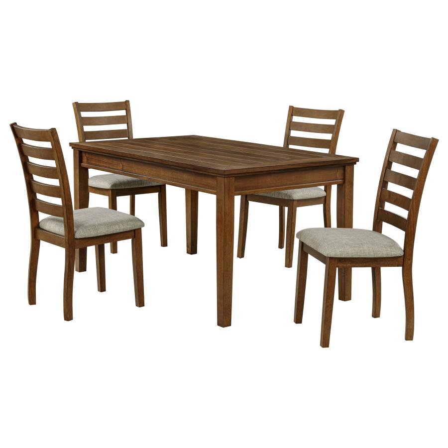Atwood Rectangular Wood Warm Brown Dining Table