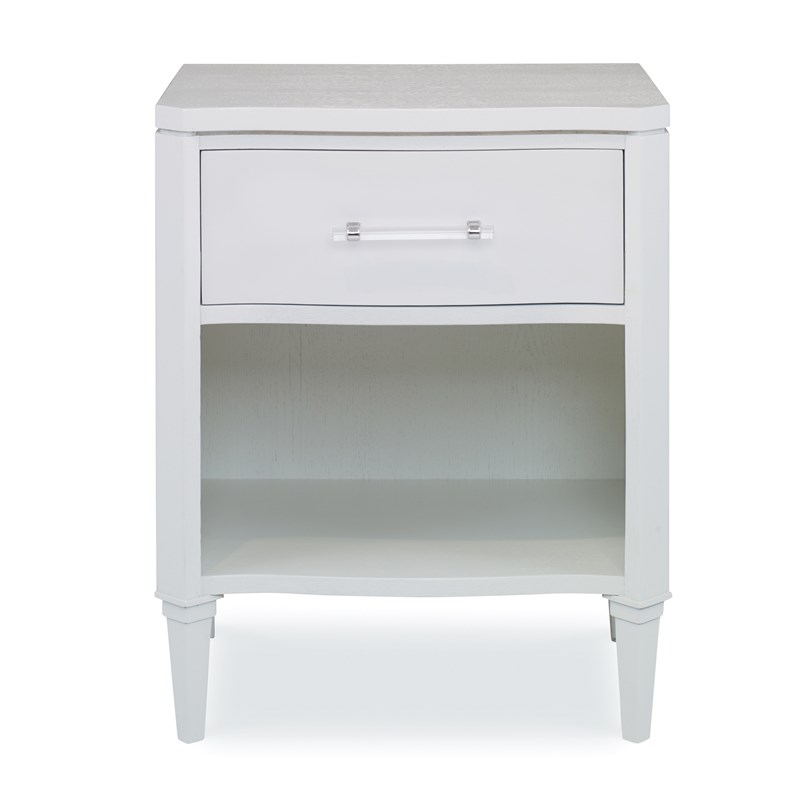 Halley Nightstand - Arctic White
