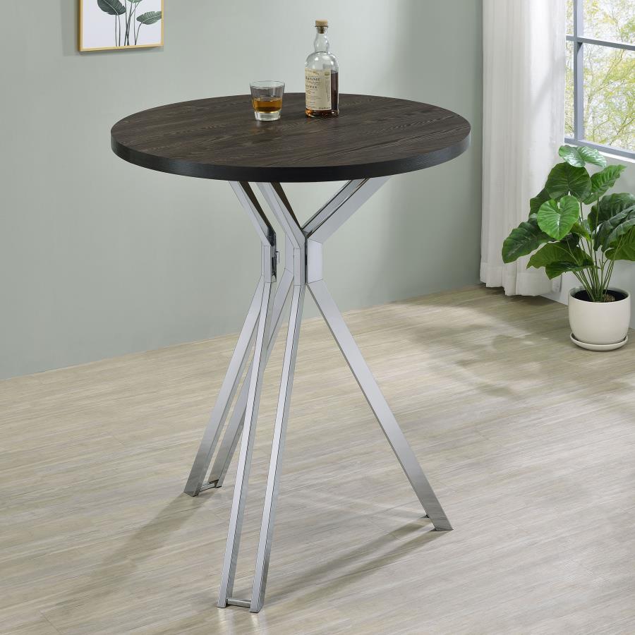 Edgerton Round 35-inch Pub Height Bistro Bar Table