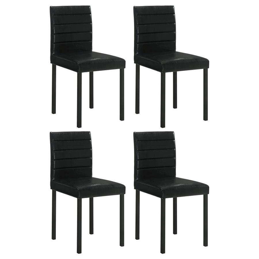 Garza Greige Oak Side Chair Set of 4