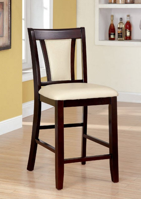 Brent Transitional Counter Height Chair Set of 2