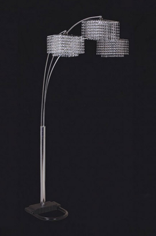 Tina Hanging Crystal Arch Lamp