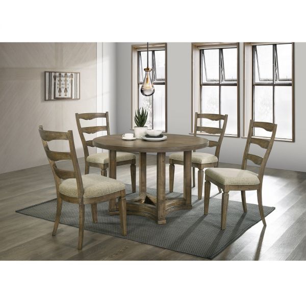 Parfield Classic Farmhouse Look Round Dining Table