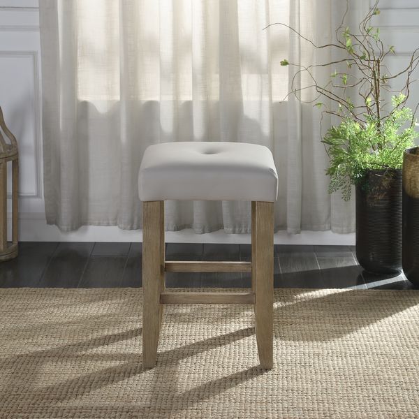Charnell Transitional Style Counter Height Stool Set of 2